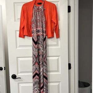 Maxi Dress and Sweater